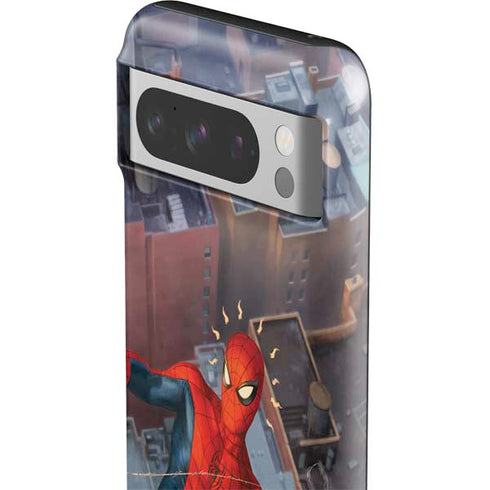 Marvel Spiderman Spidey Sense Google Pixel 8 Pro Impact Case